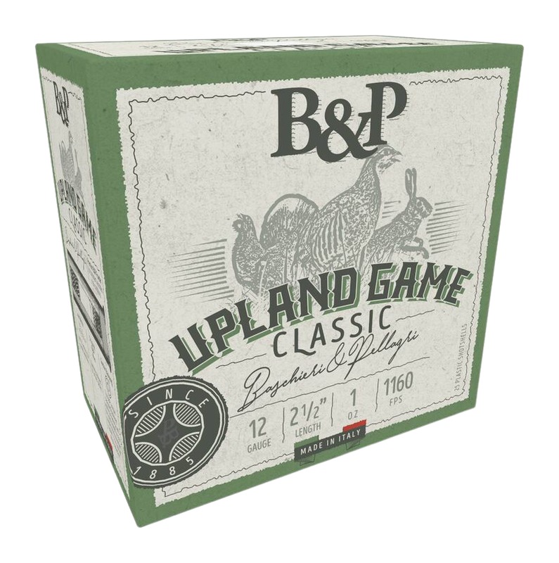 B&p Ammunition 12B1UP75 Upland Game Classic 12Gauge 2.50" 1oz 7.5Shot 25 Per Box/10 Case