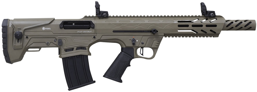 Citadel CIT FRPS1218FDE    PUP SCOUT 12G 3" 18.5    5R FDE