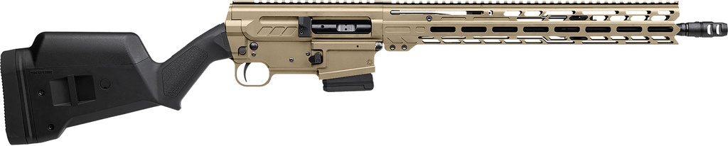 CMMG 55A520BCT Dissent BR4 *CA Compliant 5.56 NATO 10+1 16.10" Black Nitride Threaded Barrel, Coyote Tan Cerakote Picatinny Rail Aluminum Receiver, Magpul SGA Black Synthetic Stock