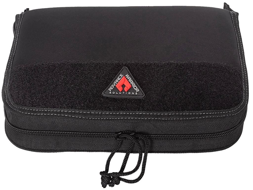 Advance Warrior Solutions SPC9 Single Pistol Case  9.50" Long Black Durable Soft Fabric Compatible w/ Most Standard Sized Pistols