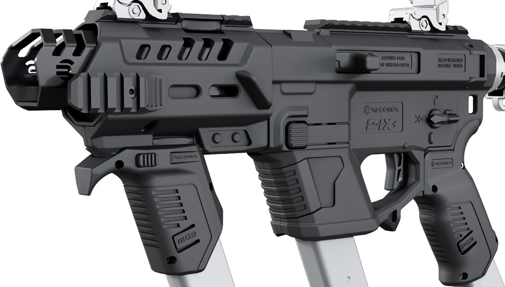 Recover Tactical PIXPMG01 P-IX+MG  PG9 SR20 Metal Front Guard Black