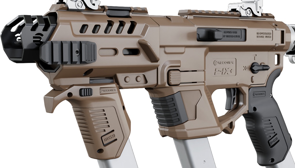 Recover Tactical PIXPMG02 P-IX+MG  PG9 SR20 Metal Front Guard Tan
