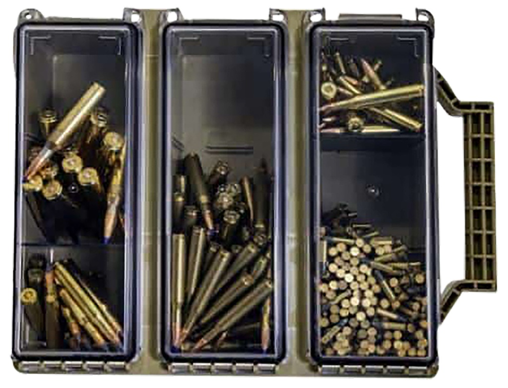 Berrys Berry's 33805 Tri-Can Triple Ammo Can Tan Plastic