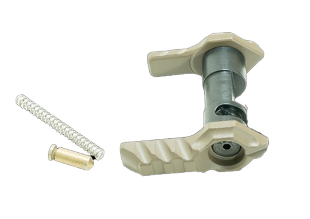 Timber Creek Outdoors GAMBISSD Greyman Safety Selector Desert Aluminum