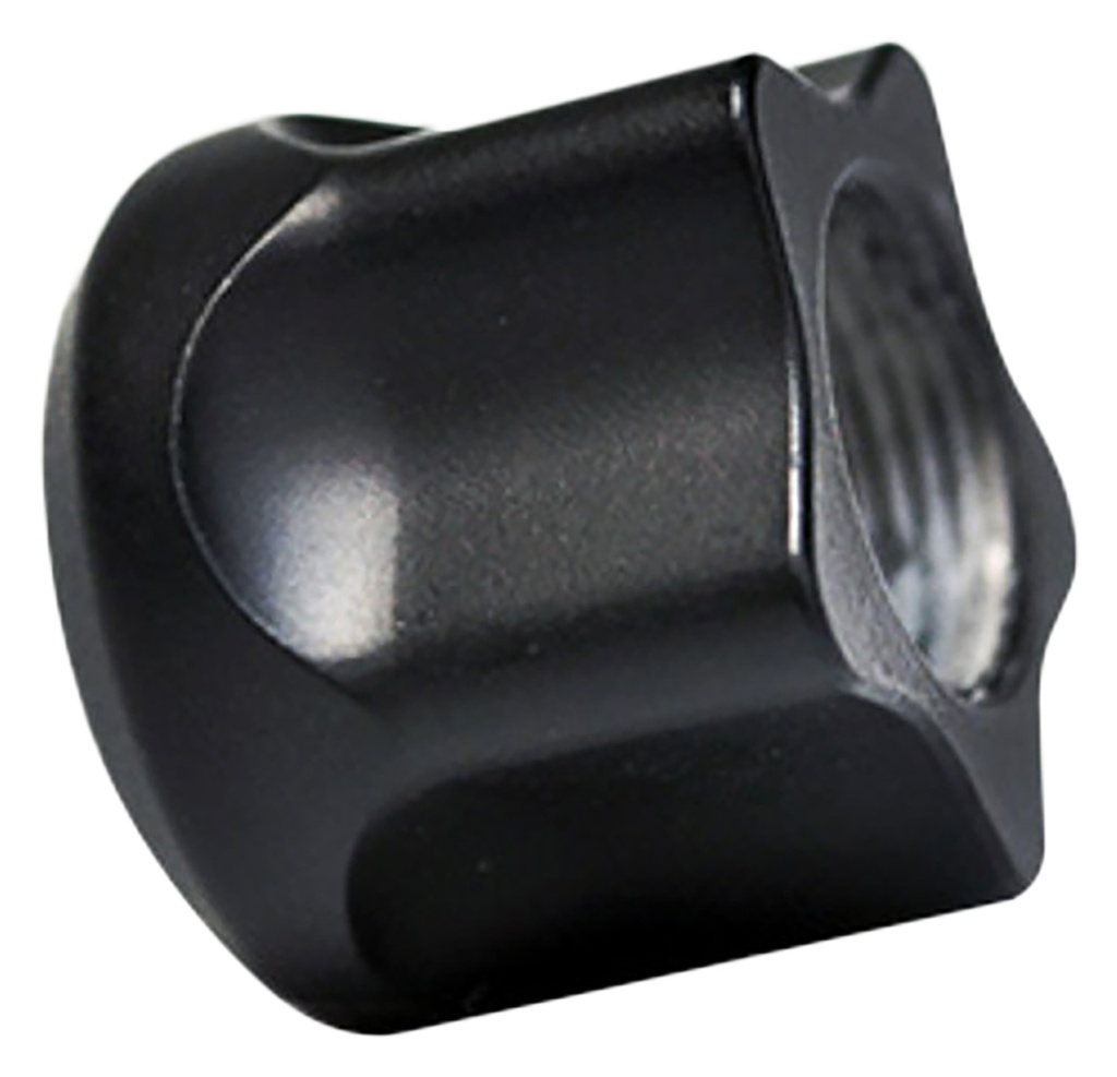 Timber Creek Outdoors 1/228TPBLC Thread Protector  Black Billet Aluminum 1/2"x28
