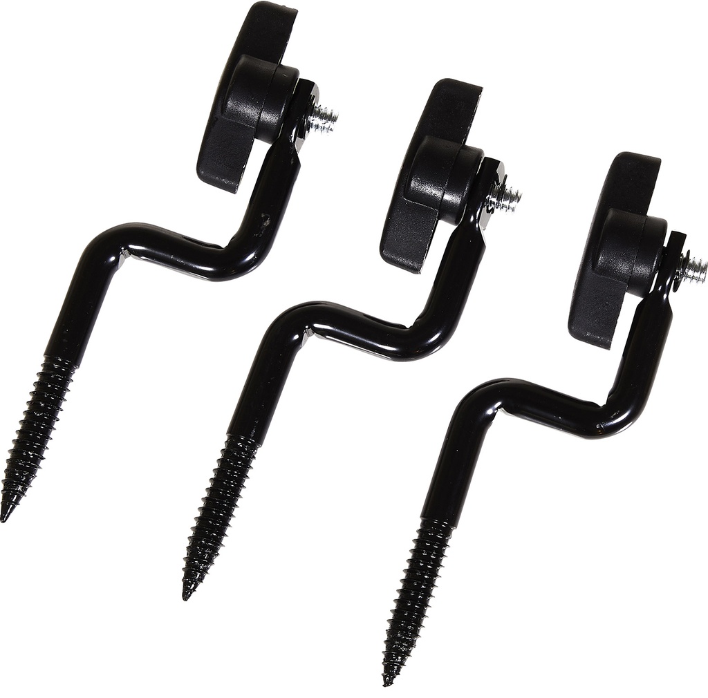 Allen 5307 Trail Camera Tree Mount Black Steel 3 Pack