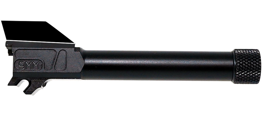 Faxon Firearms 365A910NXNOQ-T Duty Series  9mm Luger Threaded Black Nitride Chrome Moly Vanadium, Fits Sig P365 XL