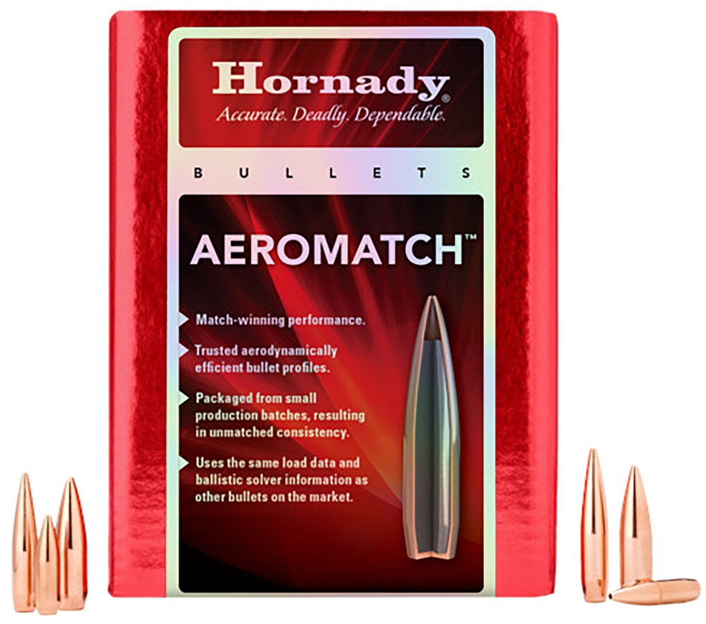 Hornady 227711   22Cal .224 69gr Hollow Point Boat Tail 500 Per Box/6 Case