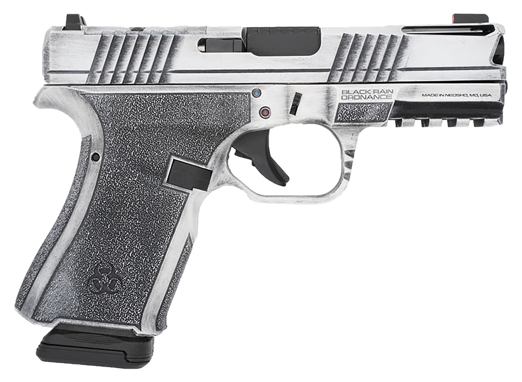 Black Rain Ordnance FLP9MMWB   Compact Frame 9mm 15+1 4" Stainless Steel Slide