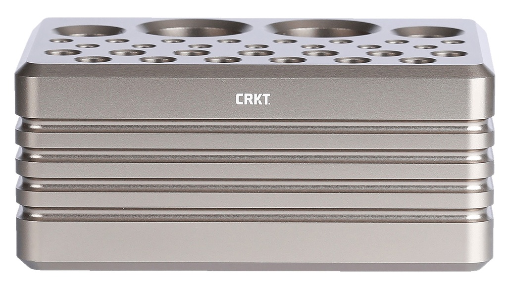 Columbia River CRKT 9916 DRIVER AND BIT STORAGE BLOCK GRAY