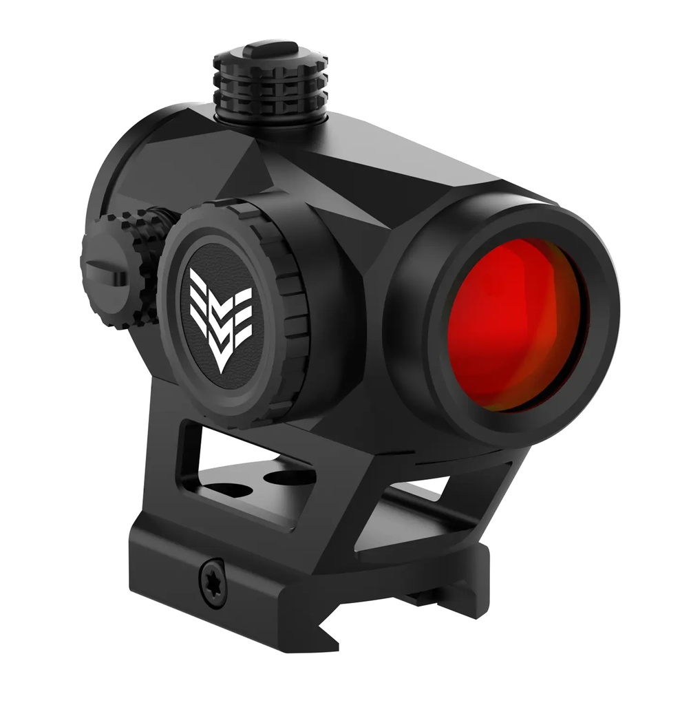 Swampfox Optics RDLR1222MR Liberator II  Black 1x 22mm 2 MOA Multi-Reticle Red Reticle