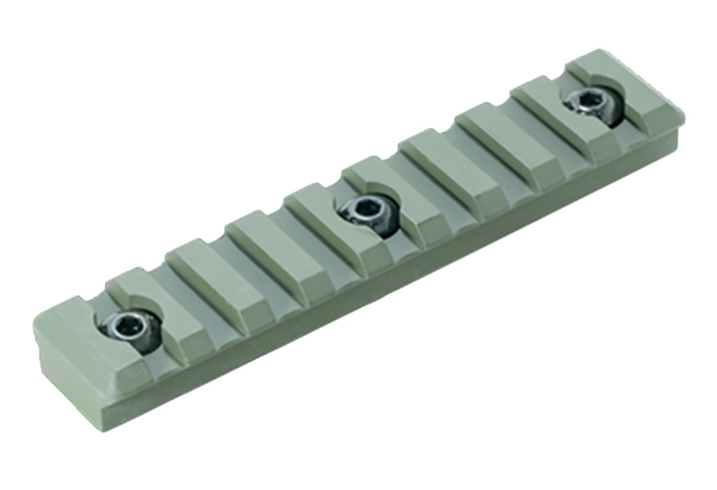Timber Creek Outdoors M9SPROD M-LOK 9 Slot Picatinny Rail  OD Green Aluminum Fits AR-Platform
