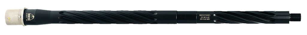 Faxon Firearms 15BW8M16SHQ5RNP3  Match 223 Wylde 16" Spiral Fluted Black Nitride 416 Stainless Barrel