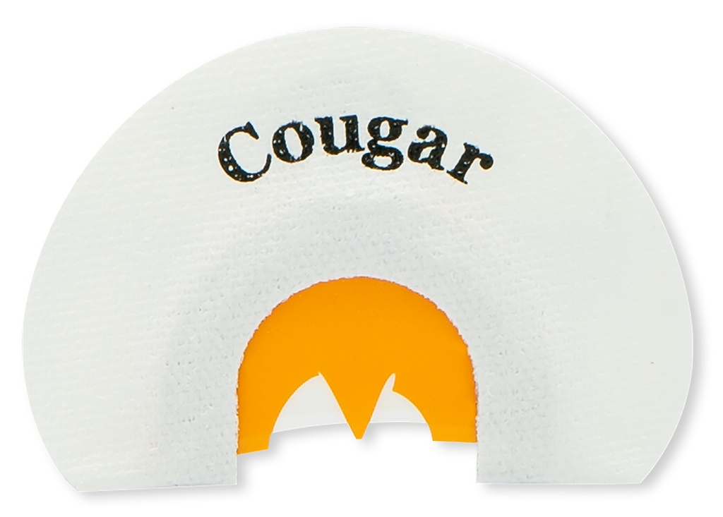 Rolling Thunder Game Call TC004-COUG Cougar Diaphragm Call 3 Reed Bat Wing Cut Attracts Turkey Species