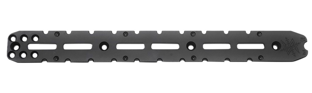 Seekins Precision 0011700171-F ARCA Rail 6 Slot M-LOK  Black 6061-T6 Aluminum 13.63" Long