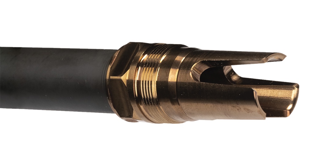 Q LLC ACCFH3/4-24 Flash Hider  7.62 Steel 3/4"x24 Threads 2.13" OAL