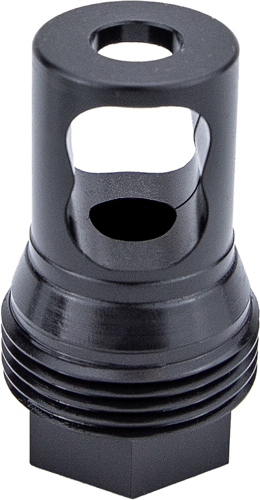 Kgm Suppressors A-TMB50-S-1 R50T Taper Muzzle Brake Black Nitride Steel 1x14 Threads
