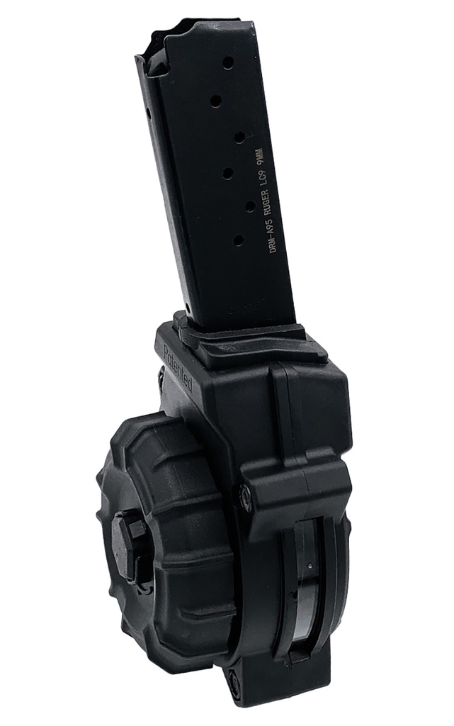 ProMag DRMA95   30rd Drum 9mm Fits Ruger LC9/EC9 Black Polymer