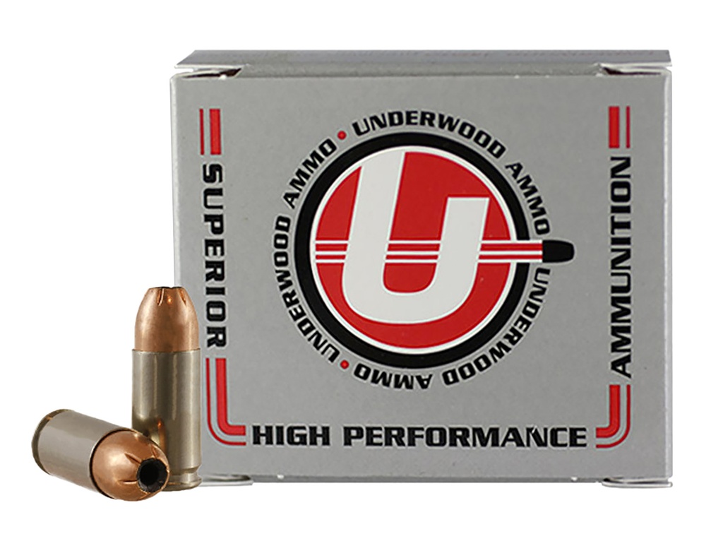 Underwood Ammo 139 ASP  9mmLuger+P 147gr Jacketed Hollow Point 20 Per Box/10 Case