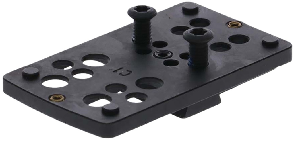 TruGlo TGTG8950C2 Pistol Red Dot Sight Mount  Black Nitride Fortress Steel Trijicon RMR Mount