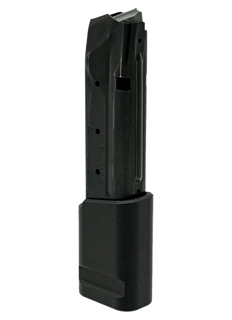 Shield Arms S15ME10INSBLK   Extended 10rd Compatible w/ Shield Arms S15 Magazine Black Aluminum