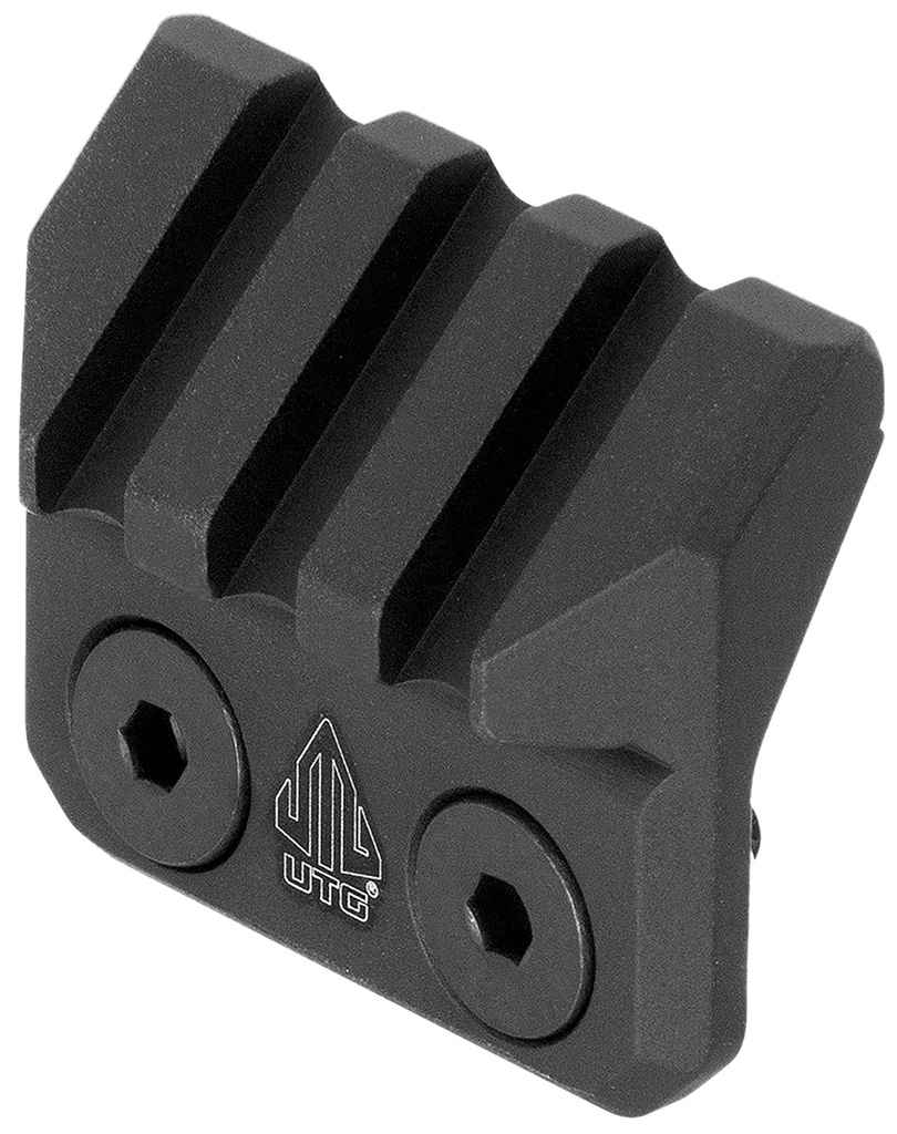 Leapers MTMP45 Picatinny Mount  Angled Matte Black Aluminum M-LOK Mount