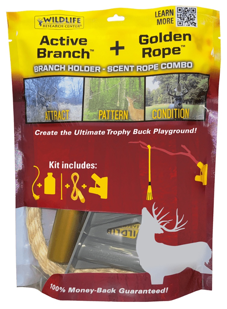 Wildlife Research 3974Combo Kit includes One Golden Rope, 4 oz Golden Rope Scent & Active-Branch Holder