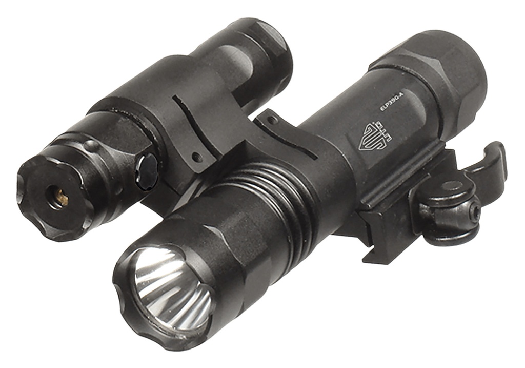 Leapers LTELP39QA Black Aluminum 400Lumens 23mm LED IRB Bulb Green Laser Picatinny/Weaver Mount