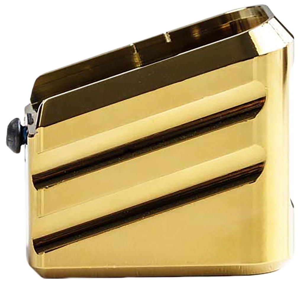 Cross Armory CRG+0MEG19GD Magazine Extension  Fits Glock 19/23/32 Gen 1-5 Gold Aluminum