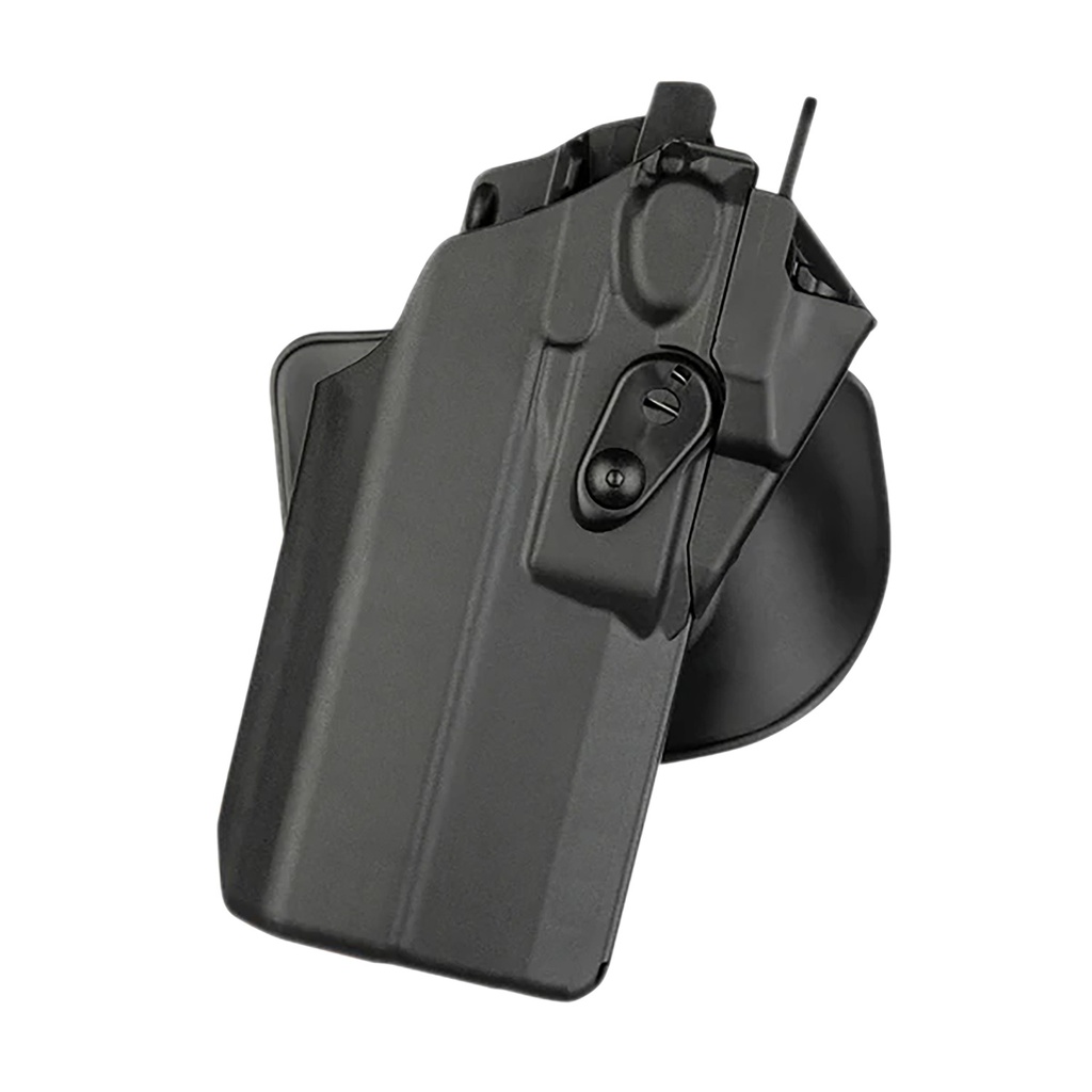 Safariland 7378RDS8972411 7378-7TS-ALS  Black SafariSeven Fits Glock47 Compatible w/ SureFire X300U Belt Loop/Paddle Mount Right Hand