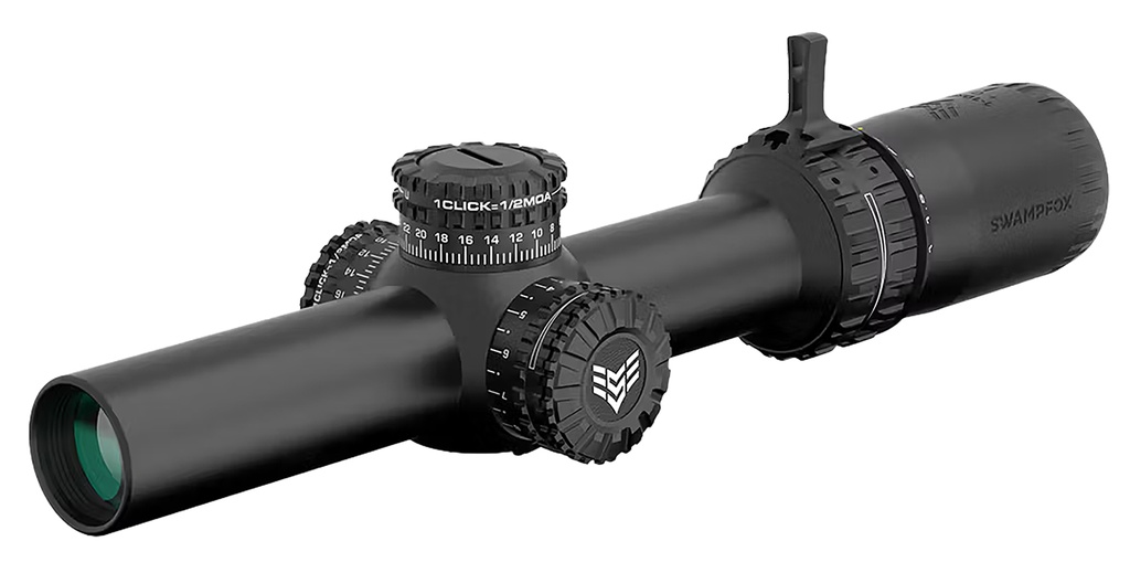 Swampfox Optics ARH11024GM Arrowhead  Black 1-10x24mm 30mm Tube Guerrilla Dot MOA Green Reticle