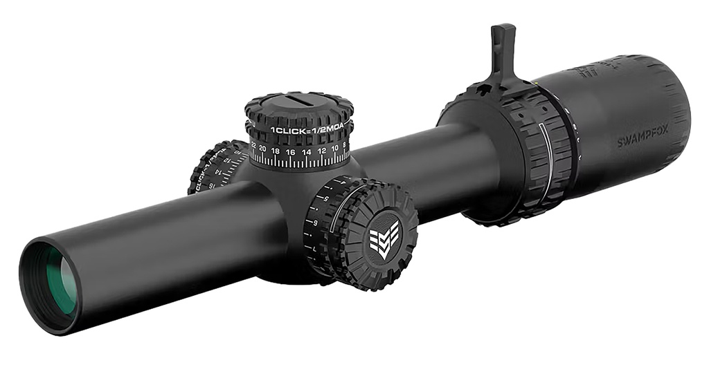 Swampfox Optics ARH11024RL Arrowhead  Black 1-10x24mm 30mm Tube Guerrilla Dot MIL Red Reticle