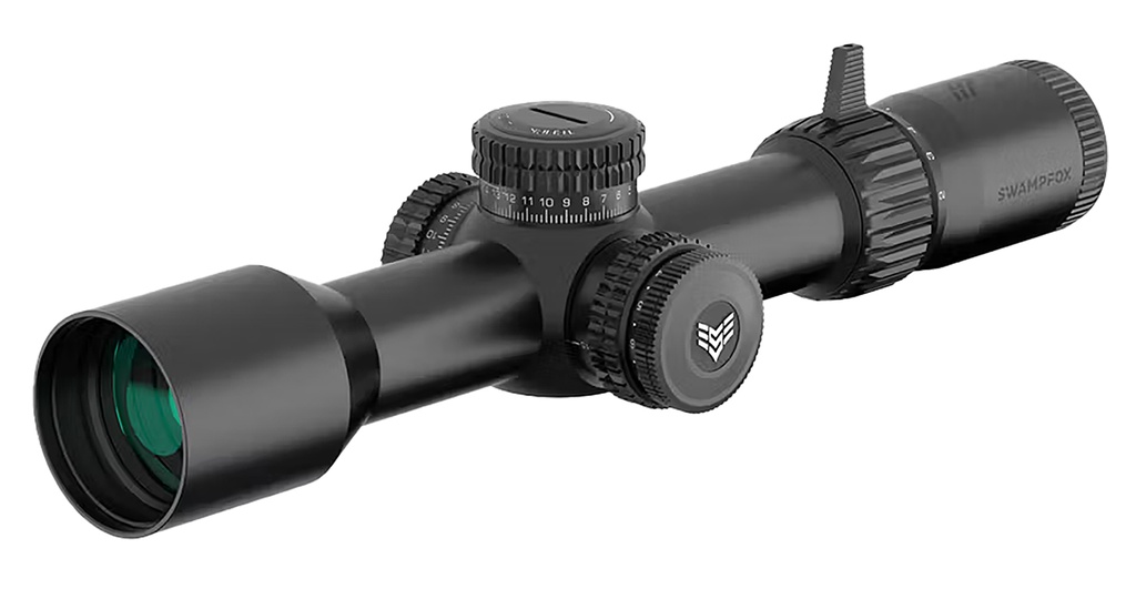 Swampfox Optics TWK525563L Warhawk  Black 5-25x56mm 34mm Tube Sharpshooter MIL Reticle