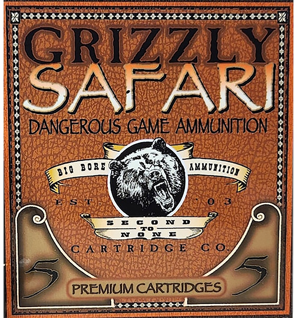 Grizzly Ammo GC5/416NE2   500-416NitroExpress 400gr Solid Brass 5 Per Box/10 Case