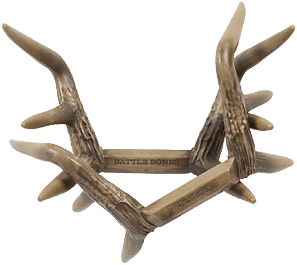 Flextone FLX-FLXDR064 Battle Bones Rattling Antlers Attracts Deer Species Brown