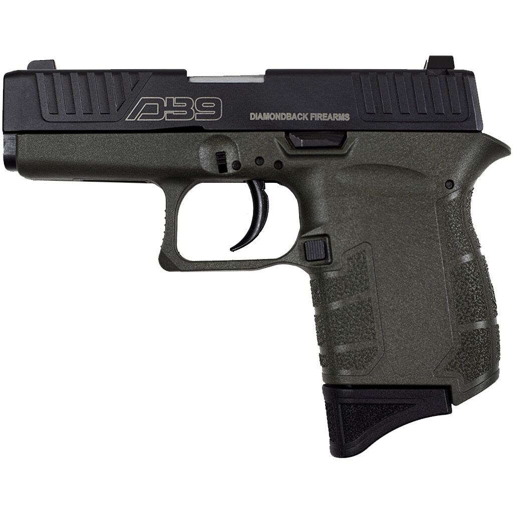 Diamondback Firearms DB9 GEN IV 9MM BLACK/ODG 3" 6+1