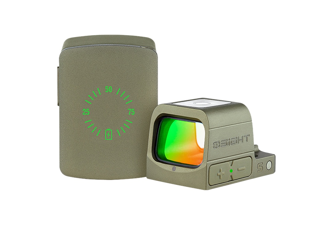 Olightstore Usa Inc OSIGHTOG Osight S  Olive Drab Green 1x2 MOA Red Dot/32 MOA Circle Reticle