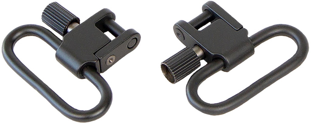 Bulldog BD882 Deluxe Locking Swivel Set Black 1.25" Steel