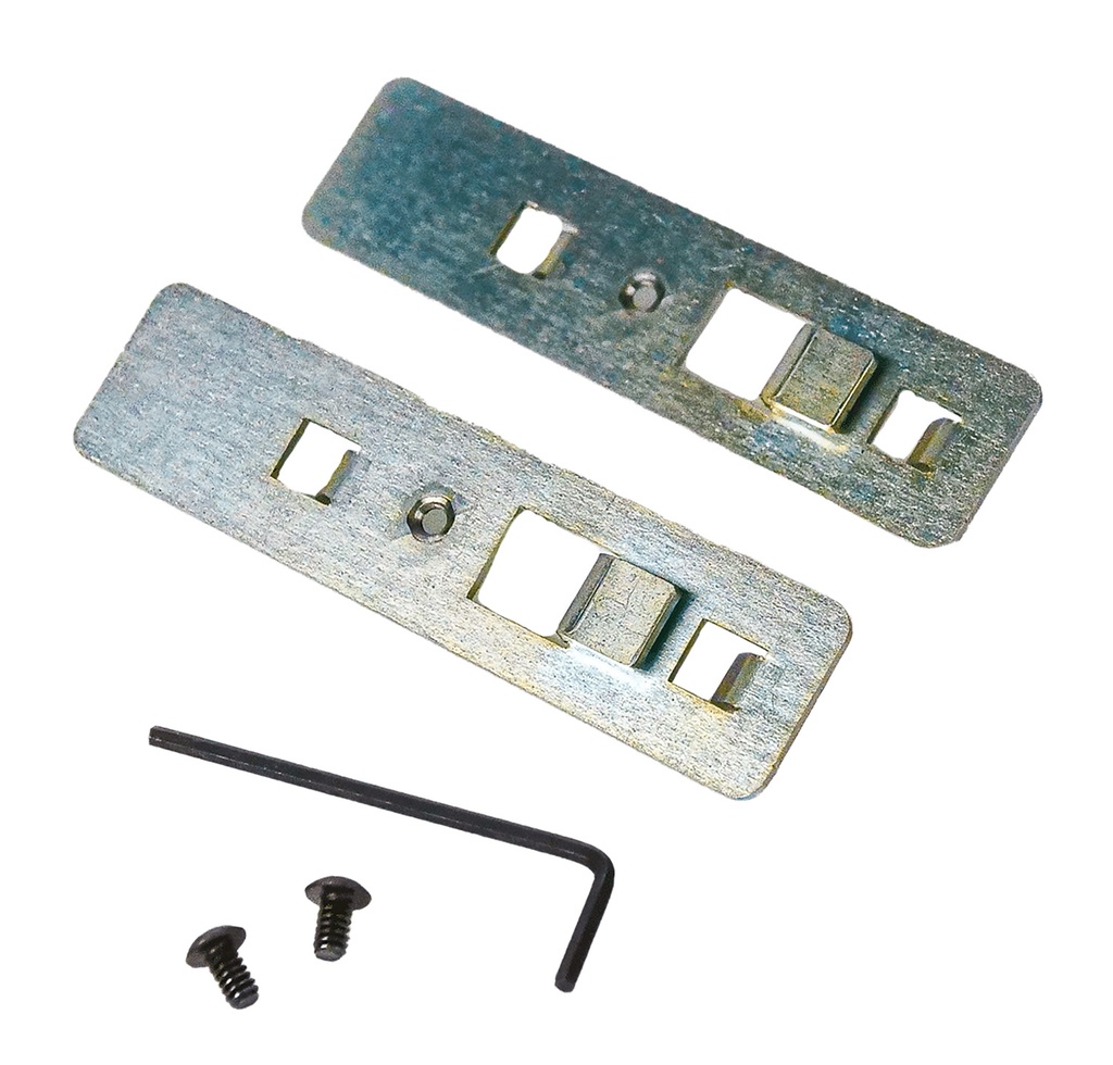 Berrys Berry's 84913 Track Clips Pistol Rack Silver Steel Handgun