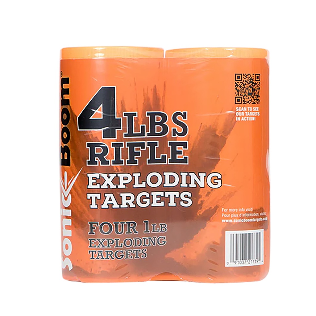 Sonic Boom/jerent SBT014P   Rifle Exploding Target 1 lb 4 Pack