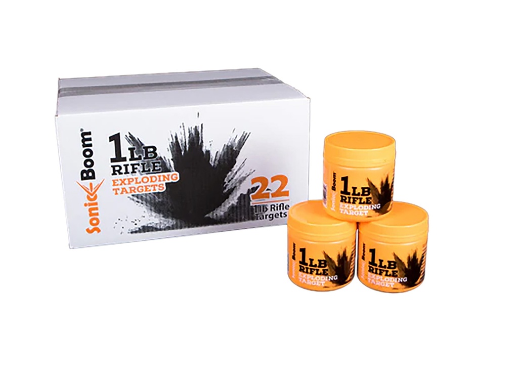 Sonic Boom/jerent SBT0120P   Rifle Exploding Target 1 lb 22 Pack