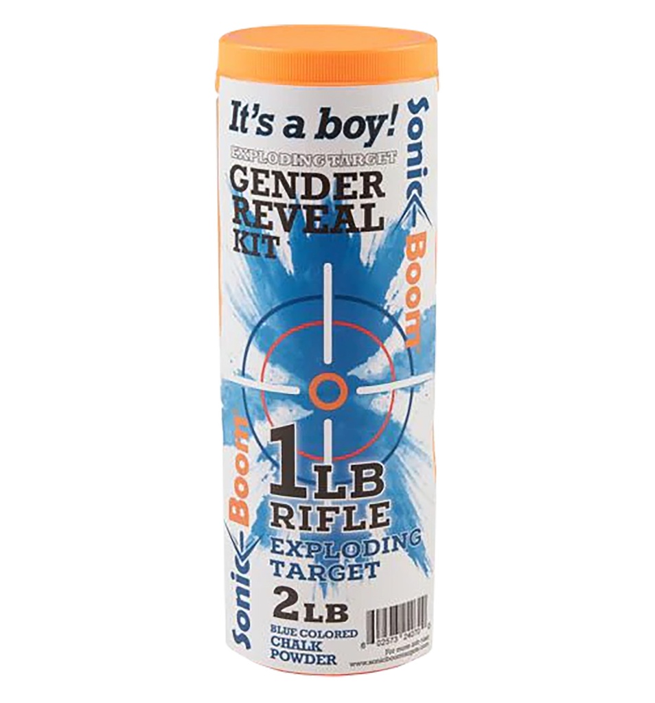 Sonic Boom/jerent SBTGRBOY  Gender Reveal Kit Rifle Firearm 1 lb Boy