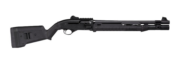 Langdon Tactical Tech LTT1301ZMBLK Beretta 1301  3" 7+1 18.50" Black Anodized Aluminum Receiver, Black Magpul Polymer Stock, Modified Magpul Zhukov Forend