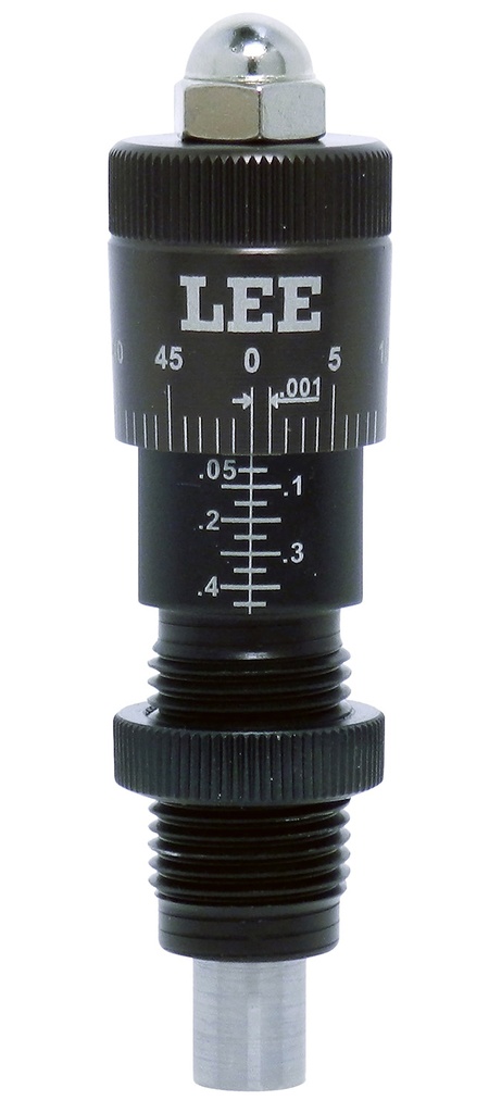 Lee Precision 92128 Micrometer Factory Crimp Adapter Black/Clear 9mm Pistol Firearm