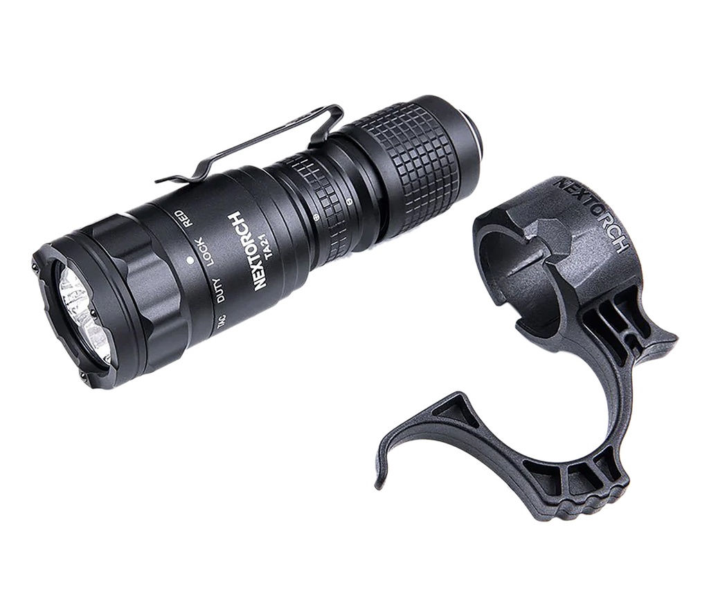 Nextorch   Tactical Flashlight Set Black 1300 Lumens