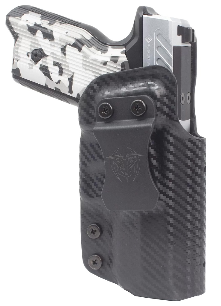 Fusion Firearms QUFUSXFRH XF Pro  Holster IWB/OWB Black Boltaron, Belt Clip, Right Hand