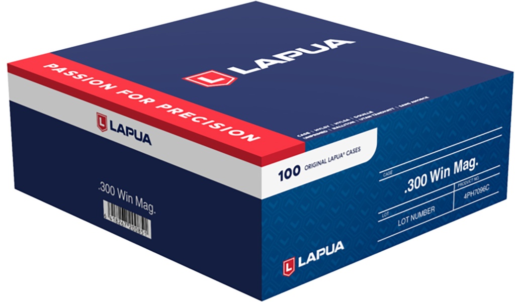 Berger Bullets LAPUA 4PH7096C UNP CASE 300 WINCHESTER MAG 100