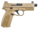 FN 509 TACTICAL 9MM FDE 10+1 NS THREADED BARREL