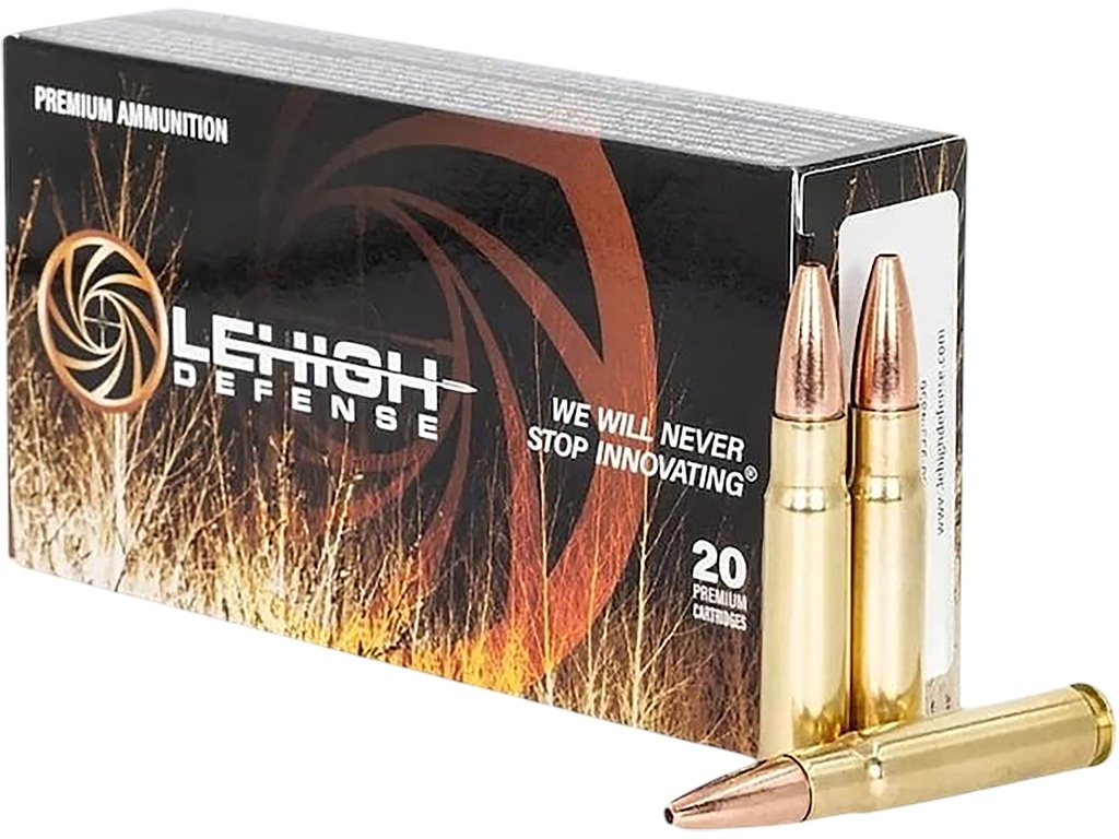 Wilson Combat LA358200CC   358Win 200gr Lehigh Defense Controlled Chaos 20 Per Box/10 Case