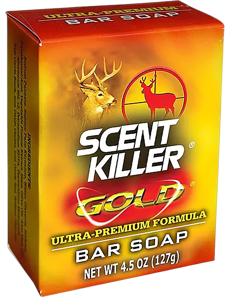 Wildlife Research 1243 Scent Killer Gold Bar Soap Odor Eliminator Unscented 4.5 oz